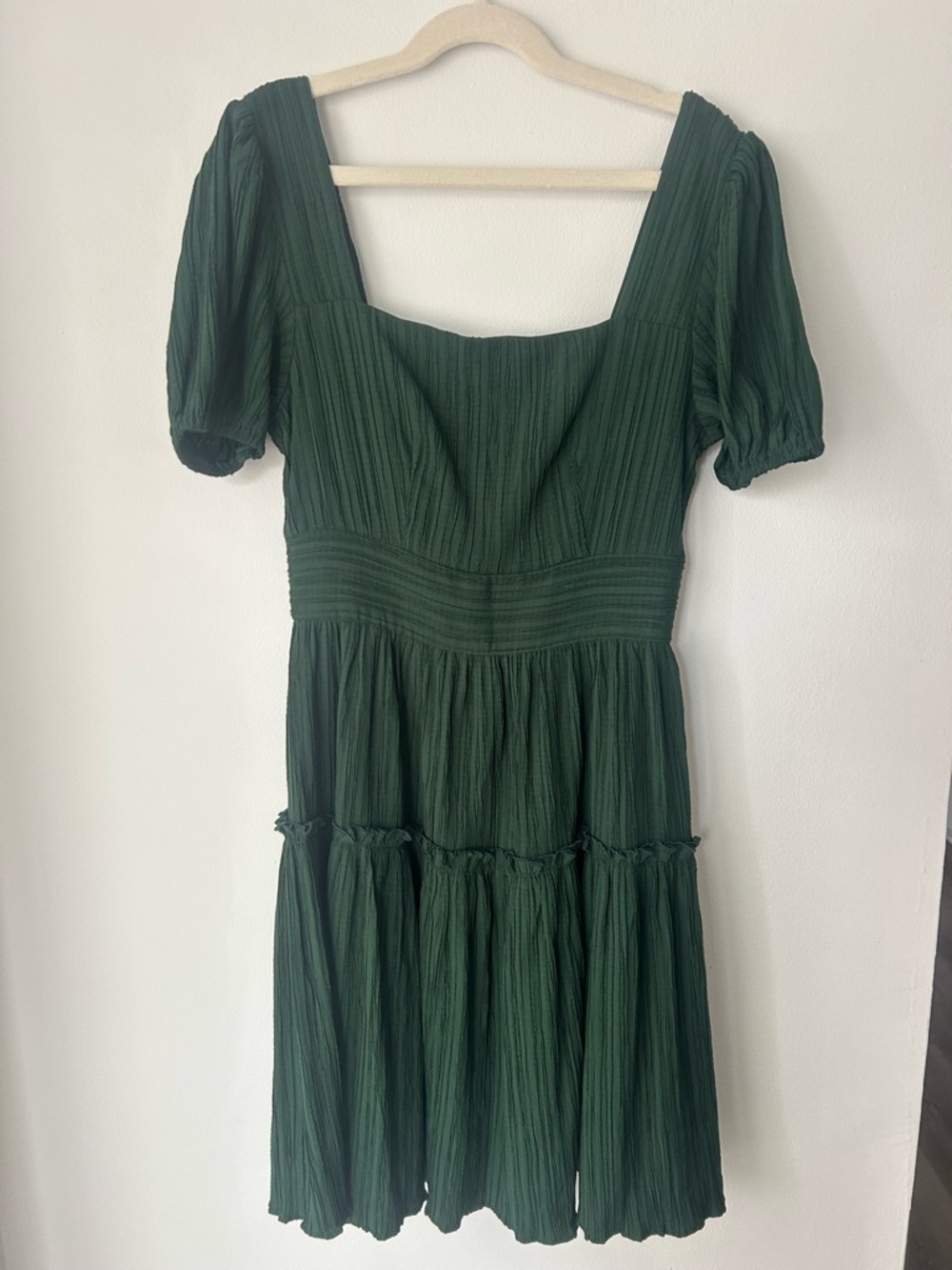 Altar’d State Abigail Dress - Hunter Green
